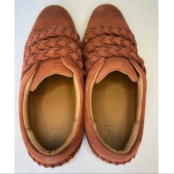 Frye Ivy Braided Low-Top Genuine Leather Sneakers size 7.5 - Picture 11 of 13
